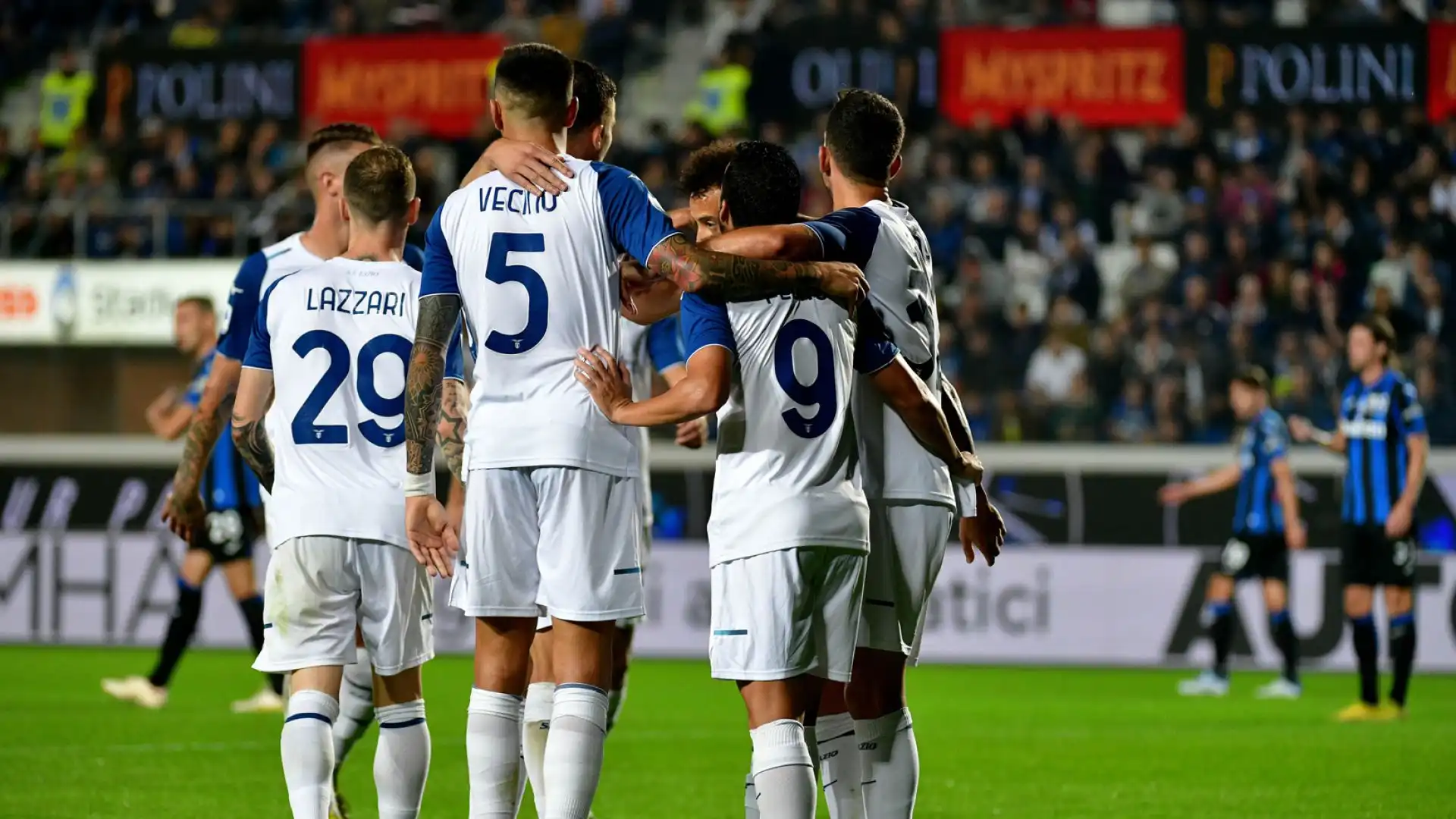 La Lazio vince e convince a Bergamo, primo ko stagionale per l'Atalanta
