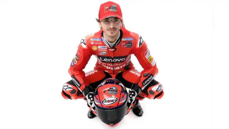 Ducati: da Bagnaia un messaggio particolare a Valentino Rossi