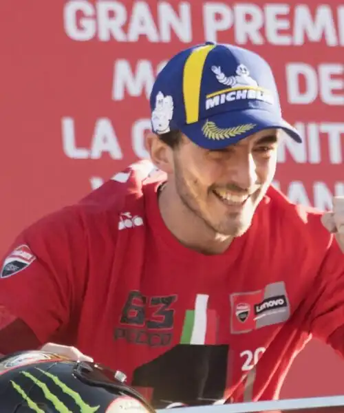 Pecco Bagnaia, confessione su Valentino Rossi: “Quanto sono fortunato?”