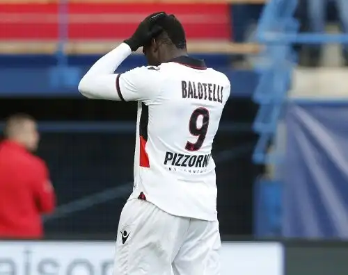 Nizza ko, un palo ferma Balotelli