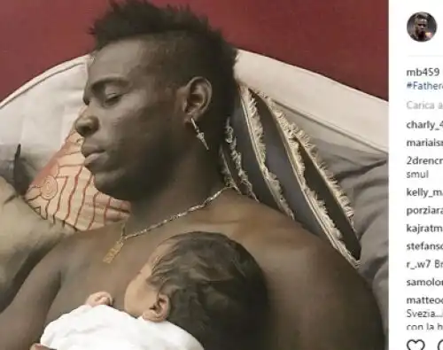 Mario Balotelli, prima foto con Lion