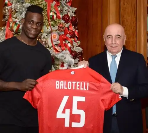 Adriano Galliani spiega la situazione di Mario Balotelli