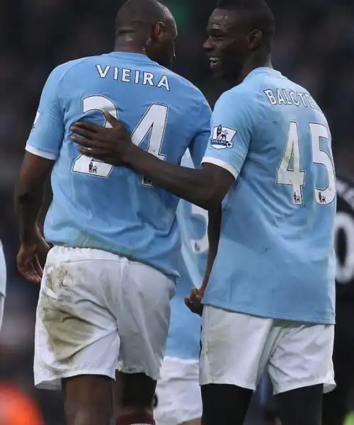 Patrick Vieira frustrato da Mario Balotelli