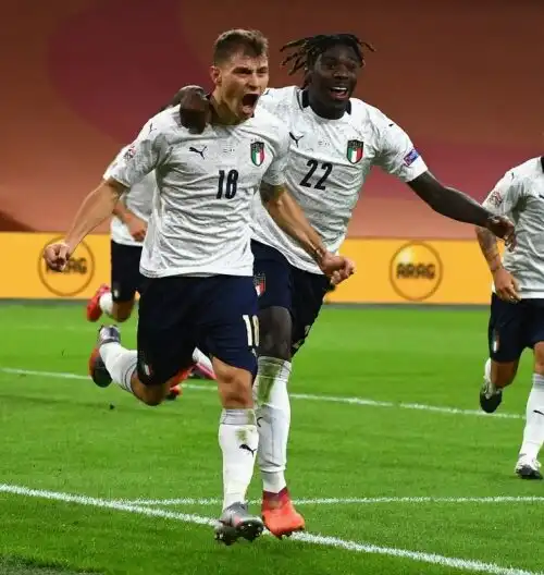 Barella gol: l’Italia vince 1-0 in Olanda