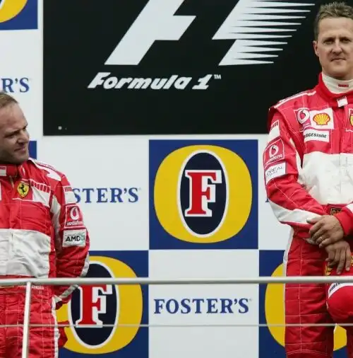 F1 Ferrari, Rubens Barrichello fa discutere su Michael Schumacher