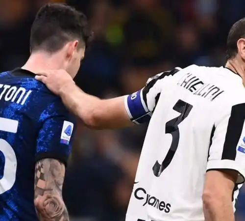 Juventus, Giorgio Chiellini rivela un retroscena con Alessandro Bastoni