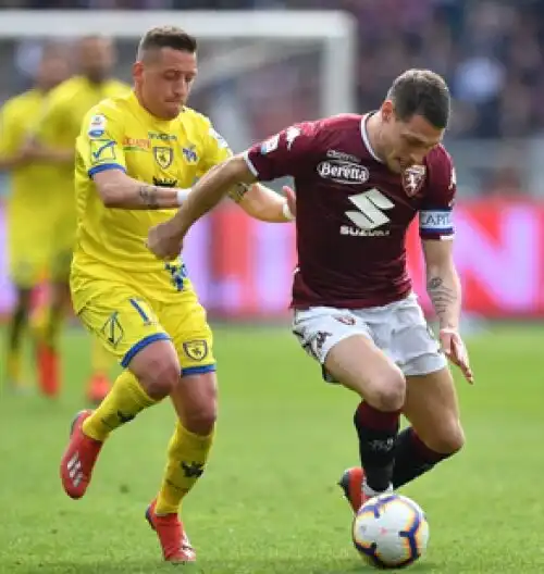 Torino-Chievo: Pagelloide granata