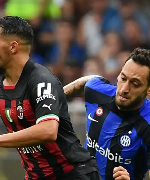 Milan, Bennacer è durissimo con Calhanoglu: le immagini