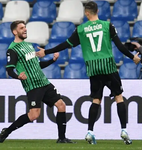 Sassuolo, basta la prodezza di Berardi: 1-0 sulla Sampdoria