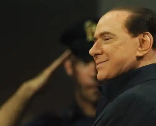 Silvio Berlusconi festeggia con il Monza