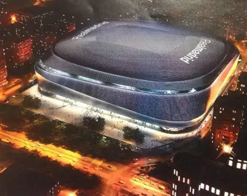 Lifting d’acciaio per il Bernabeu