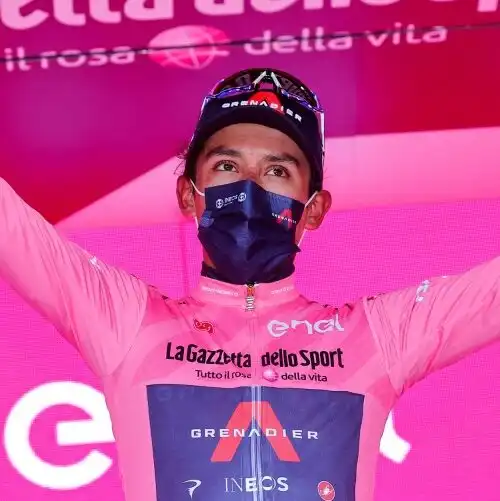 Giro d’Italia: Bernal primo a Campo Felice, è maglia rosa