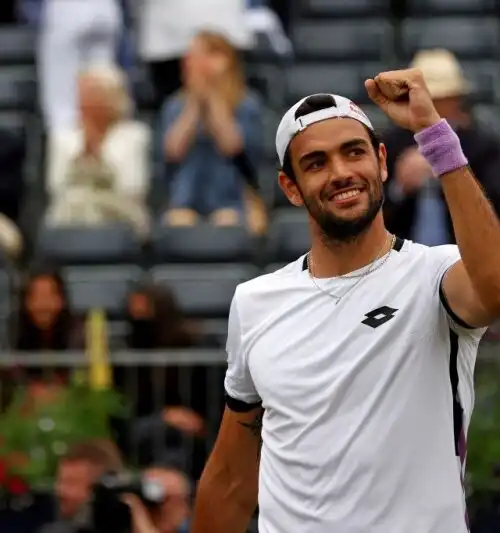 Matteo Berrettini in finale sull’erba di Londra