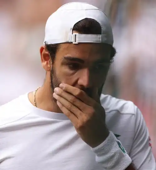 Matteo Berrettini e lo sconforto dopo Wimbledon: “Un incubo”