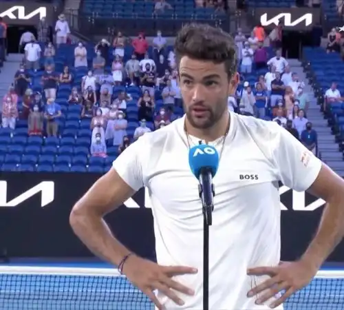 Matteo Berrettini e la verità sulla vittoria contro Carlos Alcaraz. Guarda il video