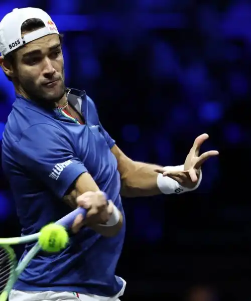 Laver Cup, Berrettini sostituisce Federer e abbatte Auger-Aliassime