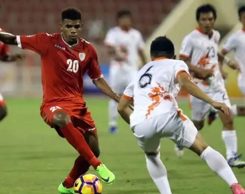 Bhutan patetico in Oman: ne prende 14