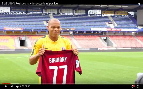 Biabiany riammesso nello Sparta Praga