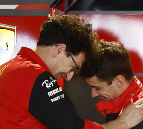 F1, Ferrari: il messaggio di Charles Leclerc a Mattia Binotto