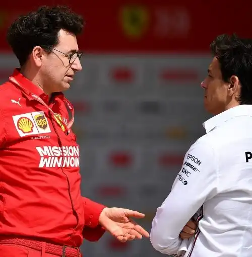 F1, Toto Wolff non si spiega questa Ferrari: “Mai visto”