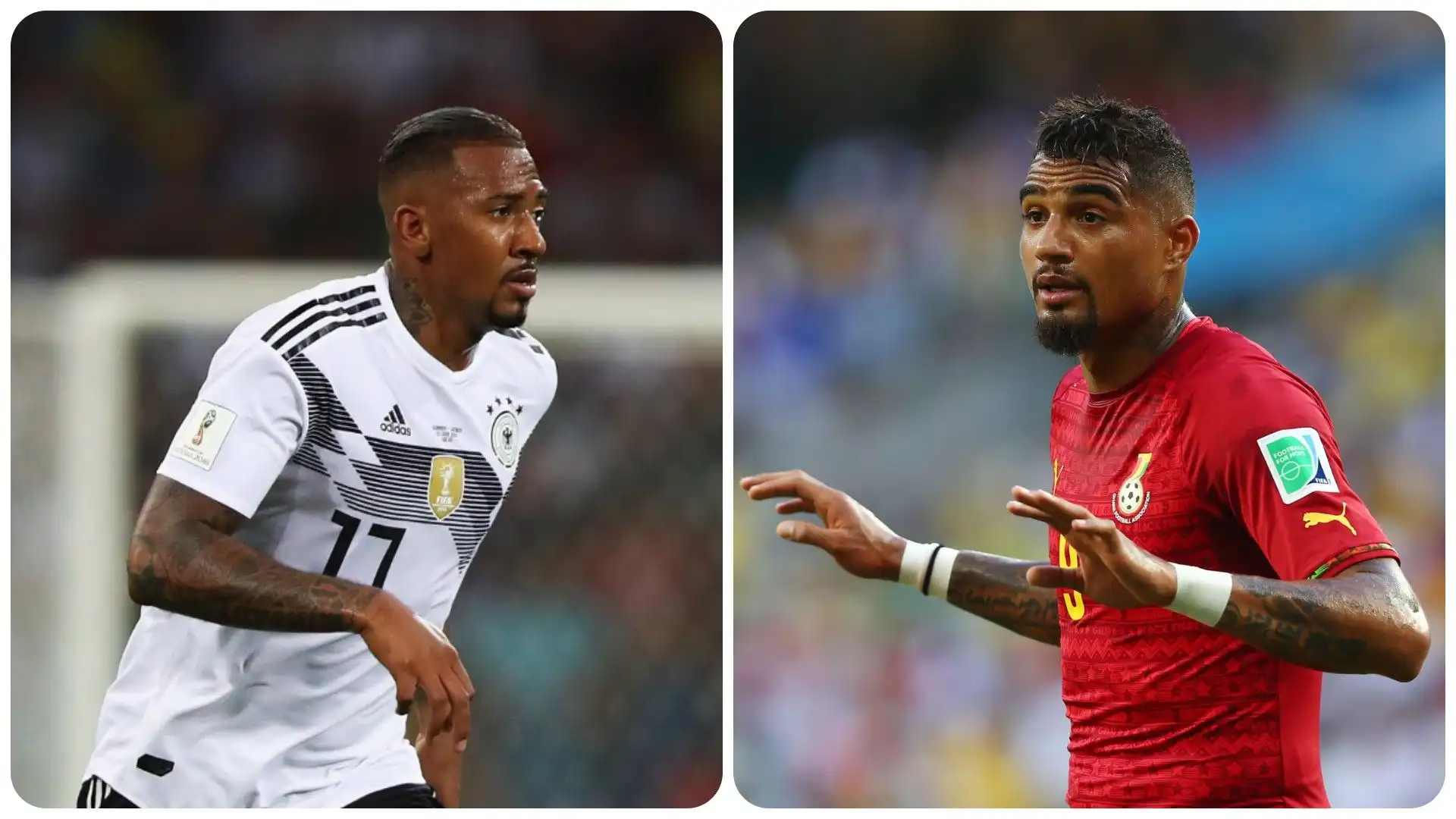 Boateng e gli altri: sono fratelli ma giocano in nazionali diversi. Le foto

