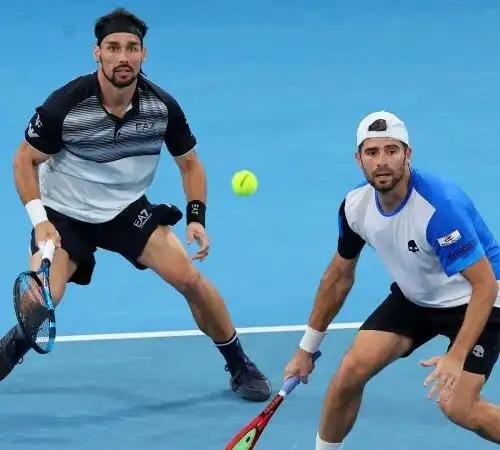 Fabio Fognini e Simone Bolelli in piena corsa per Torino