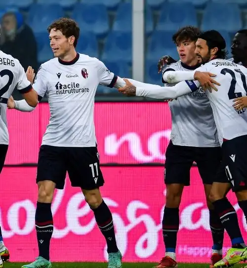 Serie A: colpaccio del Bologna, l’Udinese torna a vincere