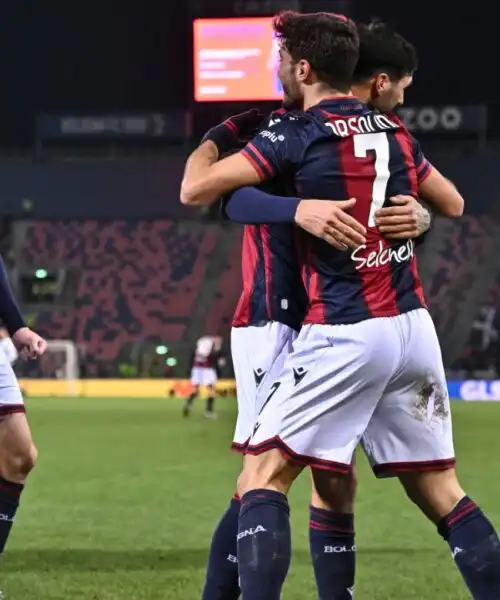 Un gol per tempo: il Bologna affonda lo Spezia