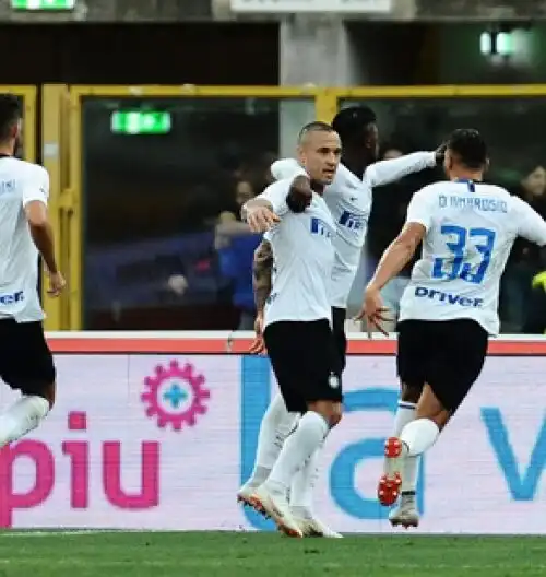 Icardi non c’è, l’Inter si sblocca con Nainggolan