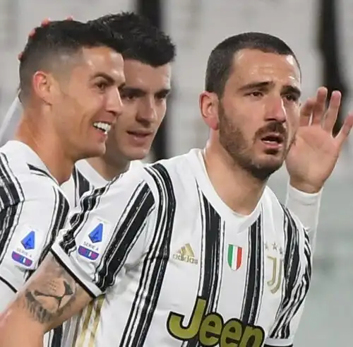 Festa Juve: Bonucci sbotta, Cristiano Ronaldo zittisce tutti