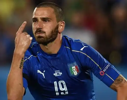 Bonucci: “A testa alta”