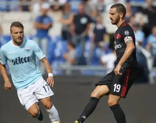 Milan, Bonucci sgrida Immobile: “Non si fa così”
