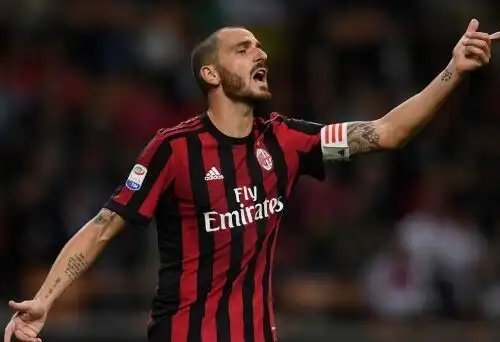 Milan, Leonardo Bonucci è un fiume in piena