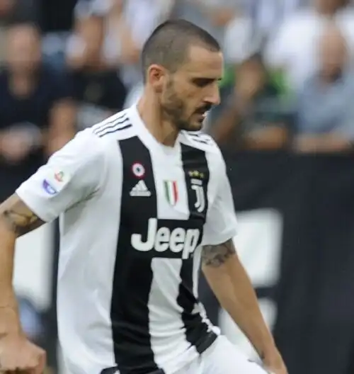 Bonucci cancella i fischi: “Bello tornare”