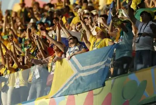 Brasile, la gioia dei tifosi