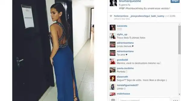 Bruna Marquezine, ex fidanzata di Neymar, è stata incoronata dai lettori della rivista brasiliana 'Vip' come la ragazza più sexy del pianeta.