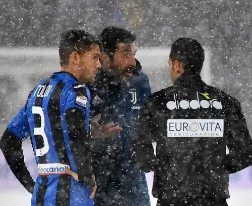 Juventus-Atalanta rinviata