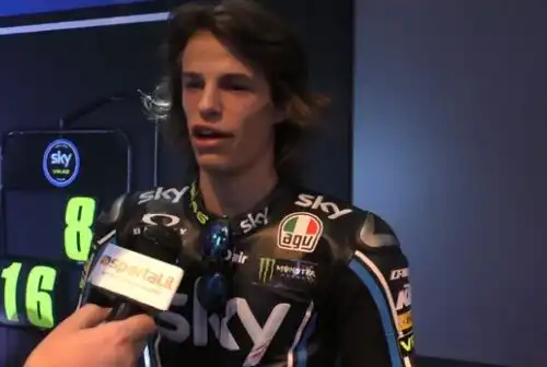 Bulega festeggia la sua pole position