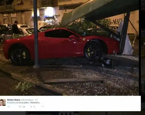 Pauroso incidente per Caceres