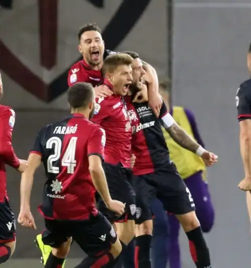 Ripresa perfetta del Cagliari che manda ko la Fiorentina