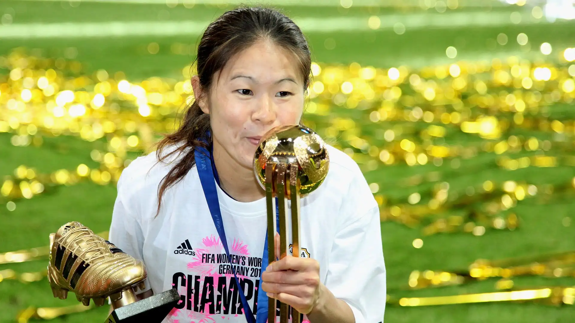 Homare Sawa (attaccante): ritiratasi nel 2015, è la primatista di presenze (205) e reti (83) della Nazionale giapponese