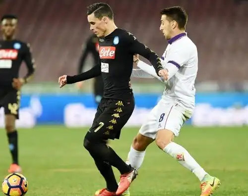 Coppa Italia, Napoli-Fiorentina 1-0: Callejon elimina i viola