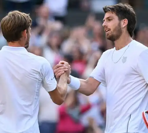 Wimbledon, Cameron Norrie raggiunge Novak Djokovic