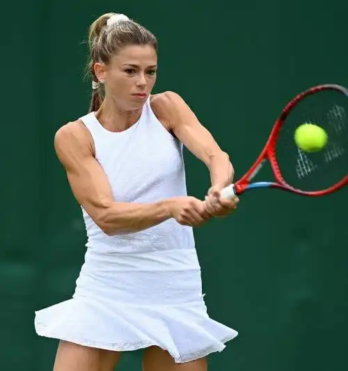 Camila Giorgi, eleganza e vittoria a Wimbledon: le foto
