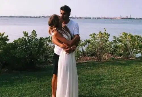 Morata, matrimonio da favola a Venezia