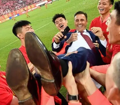 Cannavaro si prende la rivincita: grande trionfo in Cina