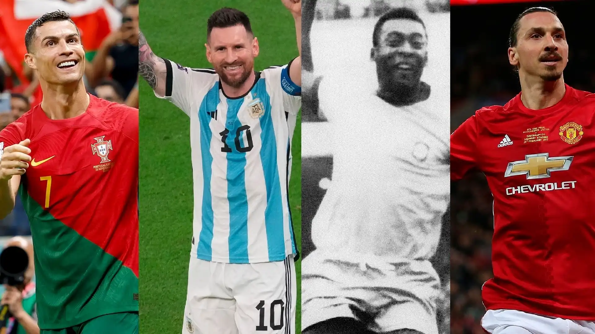 Cristiano Ronaldo e Lionel Messi sono davanti a tutti con oltre 800 gol a testa. Fonti: FIFA e Wikipedia