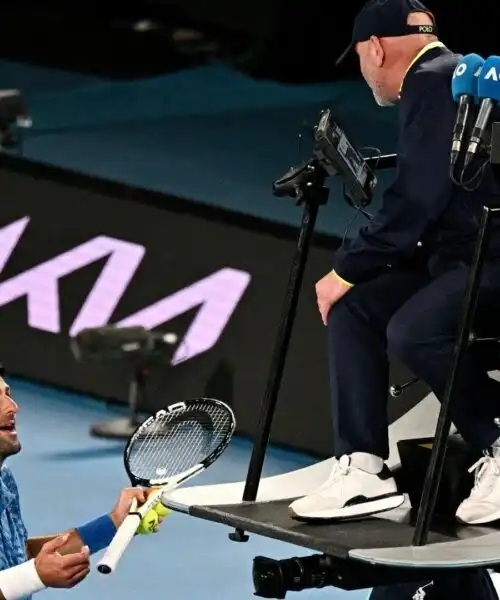 Caos in Australia: Novak Djokovic furioso. Le foto