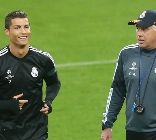 Mercato Juve, Ancelotti esce allo scoperto su Cristiano Ronaldo