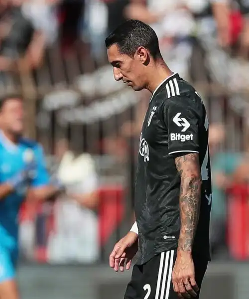 Juventus, Angel Di Maria a capo chino: le sue scuse ufficiali